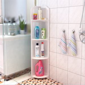 人造板简约现代其他田园欧式简易白色雕花转角架装饰架书架层架收纳架三角置物架卫生间浴室储物架转角柜