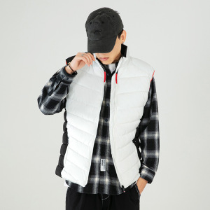 马甲男秋冬季新款学生棉衣加厚立领马甲外套韩版保暖坎肩男士外套