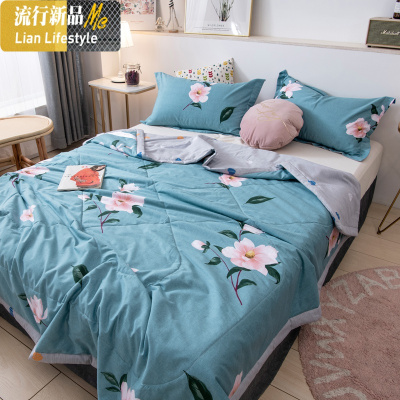 夏天盖的薄被子空调被2斤棉棉夏凉被3斤单人双人夏被棉花儿童 三维工匠