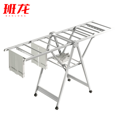 班龙折叠晾衣架1.8m带轮个