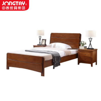 中泰(jongtay)1.2米实木床新中式简约宿舍接待床 J-CDZ101