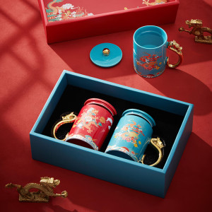 共禾京品 龙腾盛世马克杯对杯礼盒 ZFWACOM230028