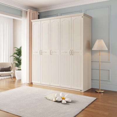全友家居储物柜衣橱四门五门大衣柜 韩式田园卧室家具-