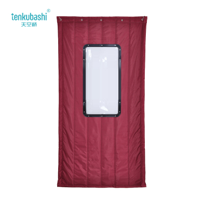 天空桥 棉门帘 MML-168酒红色40*80cm六层棉 平方米