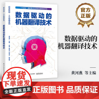 店 数据驱动的机器翻译技术 句法语义词形和零词翻译记忆等建模及融合 深度神经网络生成对抗训练因果推断书 黄河燕 编