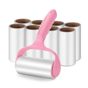 粘毛器滚筒可撕式衣服沾毛滚刷毡灰去黏滚卷毛除尘纸替换卷纸