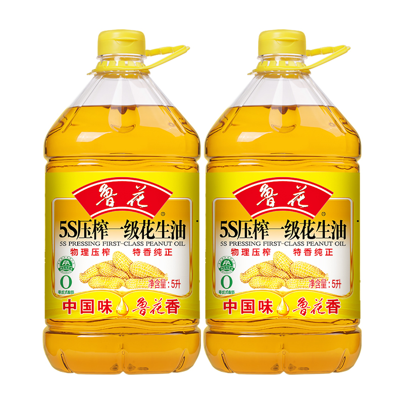 鲁花一级花生油5l