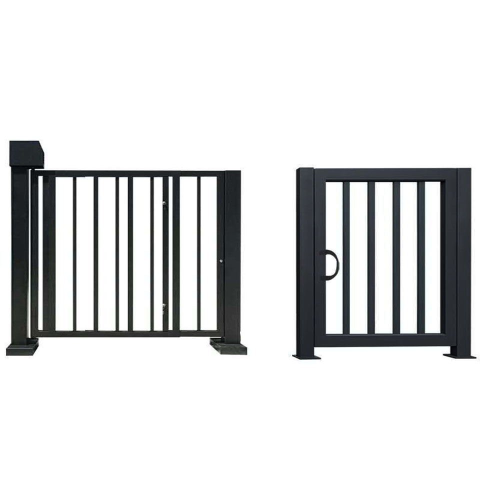 卡里鳄金属杆栅栏门学校道闸出入口金属栅栏门禁出入口乡村别墅折叠门