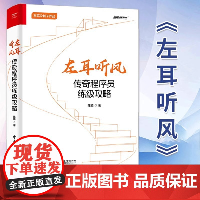 正版 左耳听风 传奇程序员练级攻略 解构优质代码 软件开发原则 编程本质及其范式 陈皓 编著 电子工业出版社