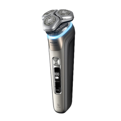 飞利浦旋护新9系pro新品电动剃须刀带清洁中心 父亲节礼物XP9203/2