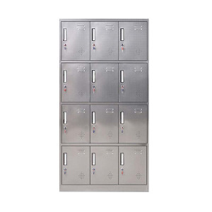 苏悦丰不锈钢员工储物柜文件柜存放柜子更衣柜存包柜十二更衣柜