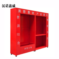 汉诺鑫威微型消防站消防柜消防器材全套装灭火箱展示建筑工地柜工具物资柜2000mm*2400mm*400mm