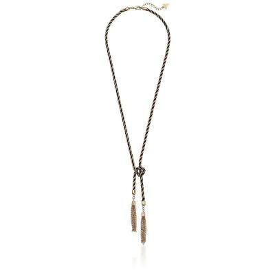 GUESS女士Y字绳链流苏项链金属材质百搭时尚潮款