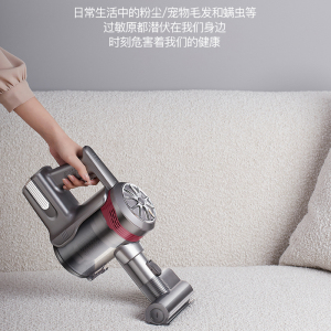 苏宁宜品吸尘器家用无线手持式小型一体机可充电大吸力床上猫狗大功率大吸力一机多用/至尊清洁加配款(内含电动除螨刷)