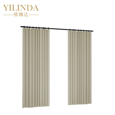 依琳达 罗马杆窗帘 (可定制)米
