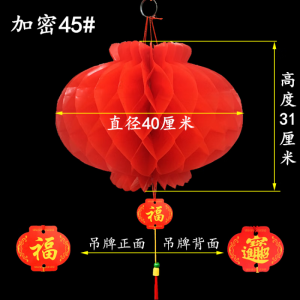 维诺亚新年春节灯笼小红灯笼挂饰结婚庆典红灯笼开业装饰场景布置纸灯笼