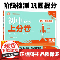 2025版理想树初中上分卷 九年级上册 英语 阶段检测巩固提分 外研版