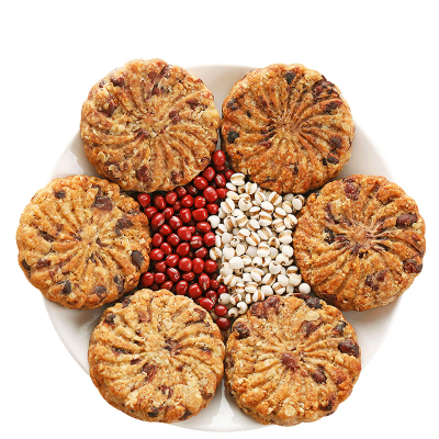 薏米红豆全麦代餐饼干无糖精主食压缩粗粮卡脂饱腹代餐低0零食品均色热卖薏米红豆燕麦全麦饼干店长推荐哦