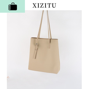 大包女 大容量托特包韩版ins简约百搭软皮子母包大学生上课单肩包NEW LAKE女士单肩包