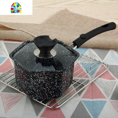 不粘锅小奶锅雪平锅泡面热牛奶煮面婴儿宝宝辅食锅迷你小锅家用 FENGHOU 20CM雪平锅(复底)