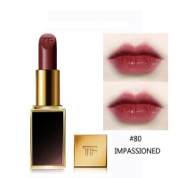 [国内专柜版正品保证]汤姆福特TOMFORD烈焰幻魅唇膏3g黑管口红80#燃情红棕经典奶油质地