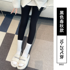 浅灰色羊羔绒打底裤女新款秋冬加绒加厚棉裤外穿鲨鱼保暖秋裤