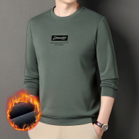 同款卫衣男加绒冬季新款圆领休闲加厚保暖长袖T恤男装打底衫
