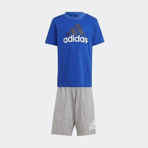 ADIDAS阿迪达斯运动套装运动休闲儿童短袖短裤IS2470 D