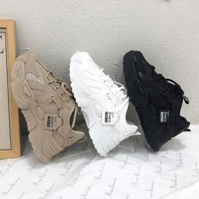 ins韩版新款老爹鞋女秋季学生跑步运动厚底增高休闲鞋女_3_645