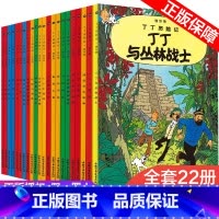 全套(22册小开本) 22.8*17cm [正版]任选丁丁历险记全套22册全集大开本小开本中国少年儿童出版社 埃尔热 月