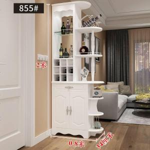 欧式客厅进玄关柜酒柜隔断柜双面隔厅柜屏风柜子鞋柜一体多功能