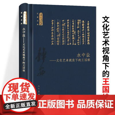 [精装] 何以传世艺术文丛:水中盐--文化艺术视角下的王国维 书籍