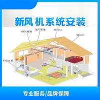 阜阳市 日立新风机一台 安装服务(大信)