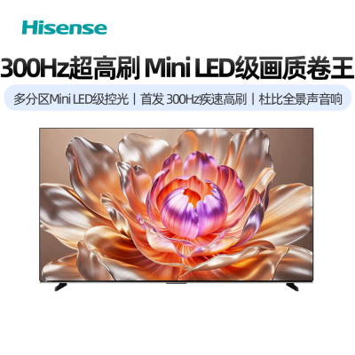 海信电视 85D63QD 85英寸Mini LED级控光 300Hz高刷