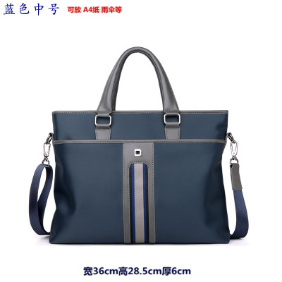 NEWLAKE男包牛津布男士手提包包商务休闲单肩斜挎包帆布背包公文横韩版潮男士斜挎包