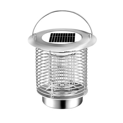 太阳能坪灭蚊灯庭院花园户外防水果园鱼塘除杀虫子室外三维工匠第三代黄色+鱼塘220V撞击杀虫灯803-18W