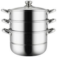 炊大皇(COOKER KING) 臻味304不锈钢蒸锅28cm ZG28ZWX1