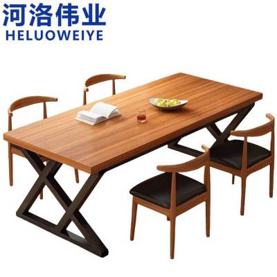 河洛伟业餐桌 一桌四椅 套