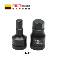 玛吉塔工(MRO MAGTA)风动旋具套筒 气动旋具套筒 重型旋具套筒 六角旋具套筒 51606 3/4" H24
