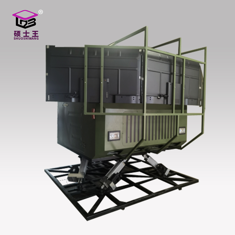 硕士王SHUOSHIWANG 汽车驾驶模拟器东风天锦实车驾驶舱三屏训练模拟器特种车驾驶模拟训练系统