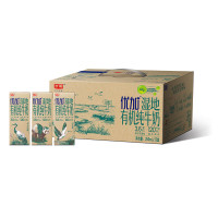 光明优加湿地有机3.6g乳蛋白纯牛奶250m1*12盒 礼盒装