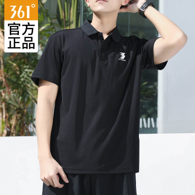 361短袖T恤2021新款休闲半袖时尚旗舰运动翻领POLO衫361度大码潮流上衣男