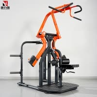 康力强FWB06剪刀高拉背训练器坐姿划船器械高位下拉背部训练器悍马器械