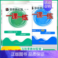 6上语文 普通版+增强版 小学六年级 [正版]2024年华东师大版一课一练六年级下册上册 语文数学英语牛津沪教增强版全套