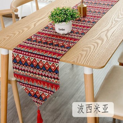 北欧桌旗 棉麻家用桌布电视柜长桌旗欧式茶几现代简约 波西米亚 30*160cm(适合100-120cm左右桌子茶几柜子)