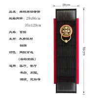 新中式壁饰玄关壁挂创意墙饰墙上装饰品纯铜麒麟挂饰立体墙面装饰 三维工匠 中国红麒麟祥瑞120*35