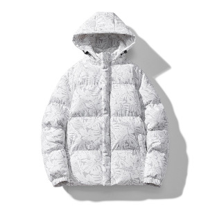 冬季男装加厚保暖棉衣宽松连帽面包服情侣潮牌时尚百搭面包服外套