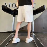 华夫格西装短裤男士夏季2025新款五分中裤休闲西裤