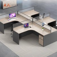 质凡办公桌工位屏风职员办公桌组合