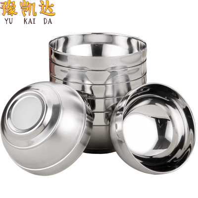 豫凯达碗不锈钢碗汤碗304不锈钢碗